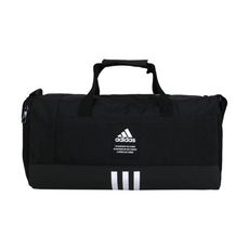 ADIDAS 中型圓筒包-側背包 裝備袋 手提包 肩背包 24.9L 愛迪達 黑白