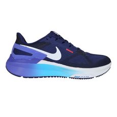 NIKE AIR ZOOM STRUCTURE 25 男緩震慢跑鞋-路跑 深藍白粉