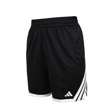 ADIDAS 男運動短褲-五分褲 慢跑 訓練 休閒 愛迪達 黑白