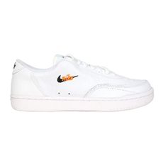 NIKE WMNS COURT VINTAGE PRM 女運動休閒鞋 白黑橘