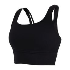 NIKE 女中度支撐胸墊運動內衣-DRI FIT 韻律 瑜珈 運動背心 黑