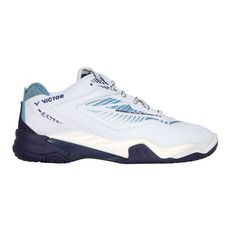 VICTOR 男專業羽球鞋-4E-訓練 運動 羽毛球 U型楦 白靛藍丈青