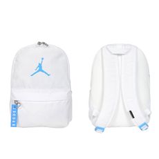 NIKE 小型後背包 JORDAN-雙肩包 肩背包 旅行包 白藍