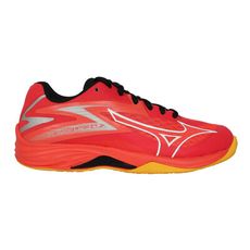 MIZUNO LIGHTNING STAR Z7 JR. 男兒童排球鞋-訓練 螢紅黑白銀