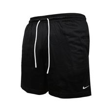 NIKE 男DRI-FIT 5吋 網布籃球短褲-五分褲 訓練 運動 休閒 黑白