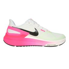 NIKE STRUCTURE 25 CM 男緩震運動慢跑鞋-路跑 運動 休閒 白亮粉綠