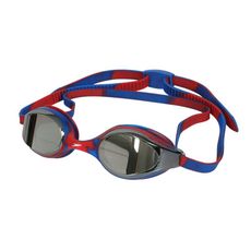 SPEEDO HYPER FLYER 兒童運動泳鏡-抗UV 防霧 蛙鏡 游泳 藍紅白