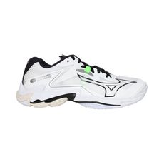 MIZUNO WAVE LIGHTNING Z8 男排球鞋-3E-美津濃 白黑螢光綠