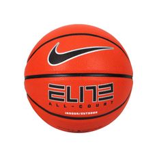 NIKE ELITE ALL COURT 2.0 8P 5號籃球-室內外 橘黑銀