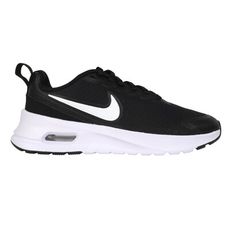 NIKE W AIR MAX NUAXIS 女氣墊緩震慢跑鞋-運動 休閒 黑白