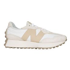 NEWBALANCE 女復古休閒鞋-327系列 休閒 NB N字鞋 白奶茶