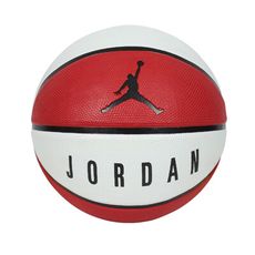 NIKE JORDAN PLAYGROUND 8P 6號籃球-室外 訓練 白紅黑