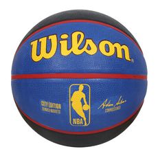 WILSON NBA城市系列-金塊-橡膠籃球 7號籃球-訓練 室外 室內 藍黑黃紅