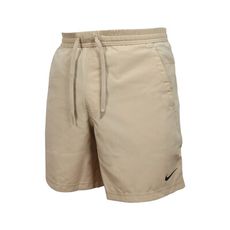 NIKE 男運動短褲-五分褲  DRI-FIT 吸濕排汗 休閒 訓練 健身 卡其