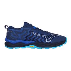 MIZUNO WAVE DAICHI 8 GTX 男慢跑鞋-防潑水 美津濃 藍白湖水綠