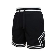 NIKE JORDAN 男籃球短褲-五分褲 DRI-FIT 吸濕排汗 訓練 運動 黑白