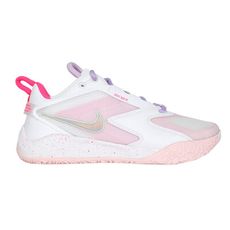 NIKE AIR ZOOM HYPERQUICK 3 SE 女排球鞋 白亮粉綠紫