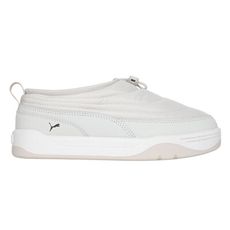 PUMA PARK LIFESTYLE SLIPON 男女保暖休閒鞋-訓練 慢跑 淺灰