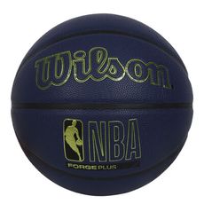 WILSON NBA FORGE系列 PLUS合成皮籃球#7-7號球 丈青炫綠