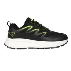 DIADORA 男泰坦防潑水越野慢跑鞋-防潑水 登山 慢跑 運動 避震 黑綠