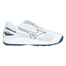 MIZUNO CYCLONE SPEED 4 男女排球鞋-運動 訓練 美津濃 白墨藍