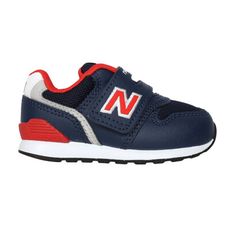 NEWBALANCE 男小童運動休閒鞋-WIDE-996系列 NB 寬楦 丈青紅白