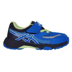 ASICS LAZERBEAM KG-MG 男中童運動鞋-魔鬼氈 亞瑟士 藍丈青綠