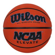 WILSON NCAA ELEVATE橡膠籃球 #7-戶外 室外 室內 7號球 橘黑藍