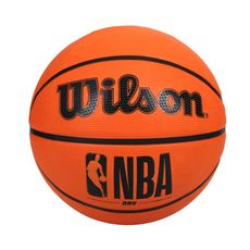 WILSON NBA DRV系列橡膠籃球#6-訓練 室外 戶外 6號球 威爾森 橘黑