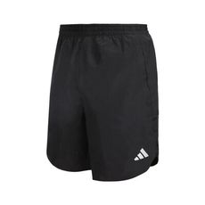 ADIDAS 男運動短褲-訓練 慢跑 愛迪達 黑銀