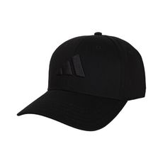 ADIDAS 棒球帽-純棉 防曬 遮陽 鴨舌帽 帽子 黑灰