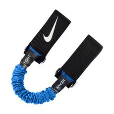 NIKE HEAVY 橫向抗阻彈力繩-瑜珈繩 健身阻力帶 拉力帶 訓練帶 藍黑