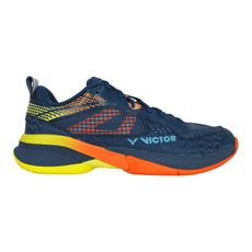 VICTOR 男羽球鞋-訓練 運動 羽毛球 U型楦 勝利 藍綠橘黃