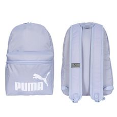 PUMA PHASE 後背包-雙肩包 肩背包 旅行包 薰衣草紫白