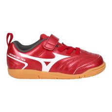 MIZUNO MONARCIDA NEO II CLUB KIDS男中童足球鞋 紅灰白