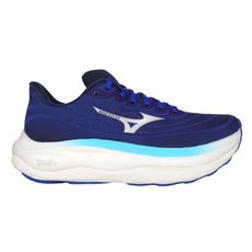 MIZUNO WAVE SKY 9 男慢跑鞋-運動 休閒 美津濃 藍丈青銀