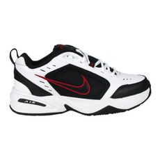 NIKE AIR MONARCH IV 男休閒運動鞋-老爹鞋 復古 經典 白黑紅