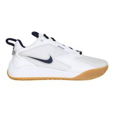 NIKE AIR ZOOM HYPERACE 3 男女排球鞋-訓練 氣墊 白丈青