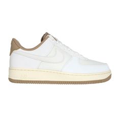 NIKE AF1 AIR FORCE 1 07 LV8 男運動休閒鞋-皮革 復古 白棕黑