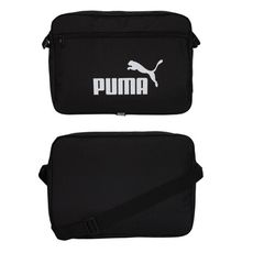 PUMA 側背小包-臀包 斜背包 側背包 黑白