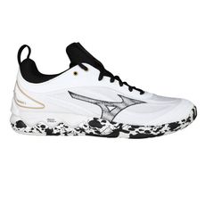 MIZUNO WAVE LUMINOUS 3 男排球鞋-訓練 美津濃 白黑