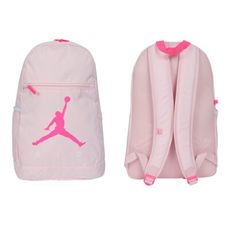 NIKE 大型後背包 JORDAN-雙肩包 肩背包 旅行包 粉紅桃紅