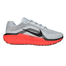 NIKE AIR WINFLO 11 男緩震運動鞋-慢跑 休閒 灰白紅