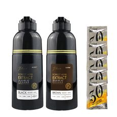 KAFEN 何首烏染護洗髮精系列400ml*2贈 KF30秒發光髮膜包 15ml*5