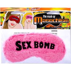 【NMC】SEX BOMB閃亮SM絨布眼罩-粉 情趣眼罩 角色扮演