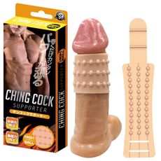 【A-ONE】CHING COCK中折刺激套-環珠【情趣用品】 持久套 增長套 按摩棒自慰器 飛機杯