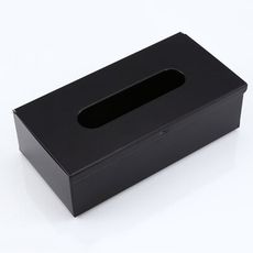 ESH77黑色 不銹鋼面紙盒 金屬衛生紙盒 浴室廚房收納