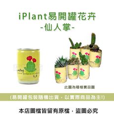 iPlant易開罐花卉-仙人掌