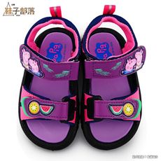 【鞋子部落】女童涼鞋 水果造型 佩佩豬PG4536-紫