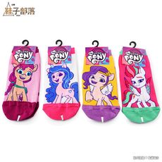 【鞋子部落】正版授權 兒童短筒襪 彩虹小馬 MP03-三雙1組